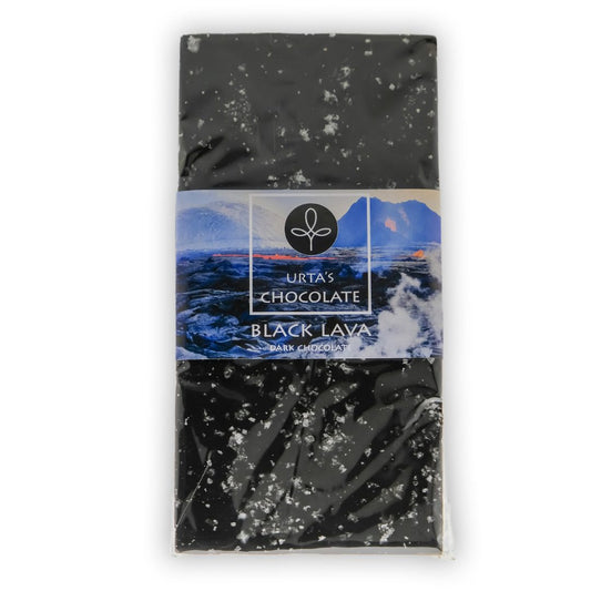 Dark Chocolate with Black Lava Salt NEW