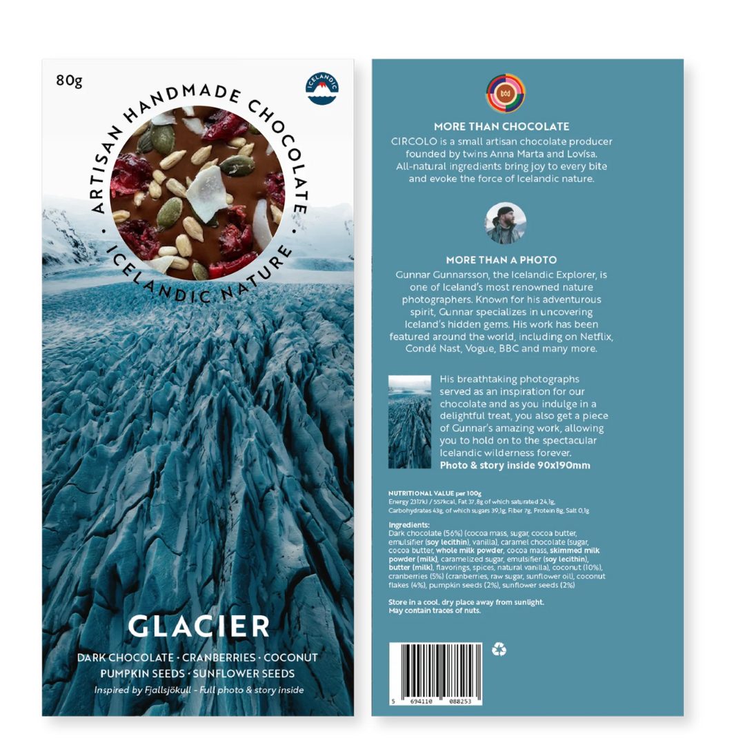 Jökull-Glacier Cranberries, Coconut, Pumpkin & Sunflower Seeds 80gNEW