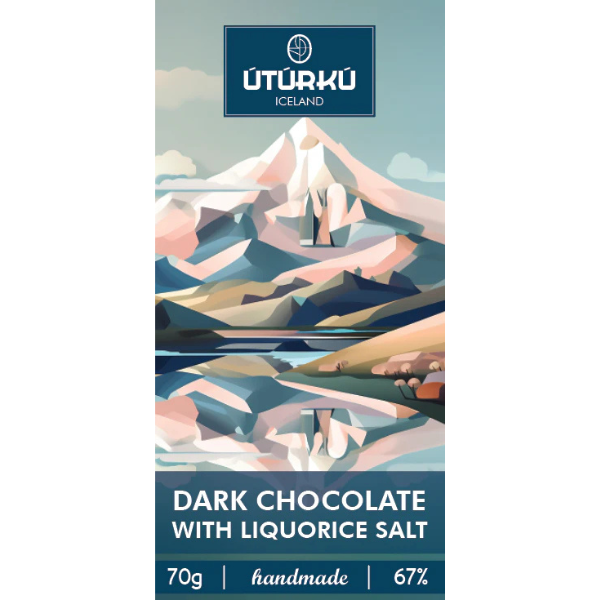 Dark Chocolate With Licorice Sea Salt 67%