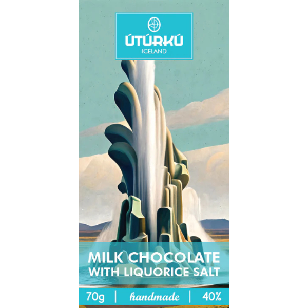 Milk Chocolate With Smoked Sea Salt 40%