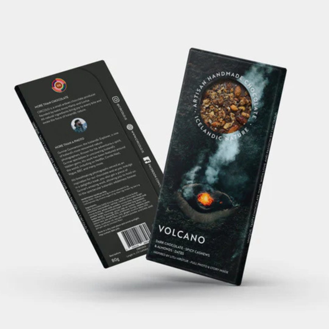 Eldgos – Volcano Spicy Cashew &amp; Almonds, Dates 80g NEW
