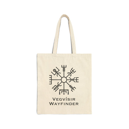 Vegvísir Tote Bag — Wayfinder Icelandic Symbol
