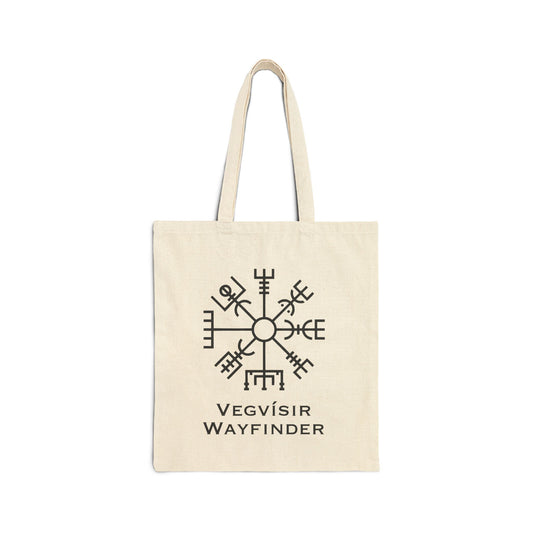 Vegvísir Tote Bag — Wayfinder Icelandic Symbol