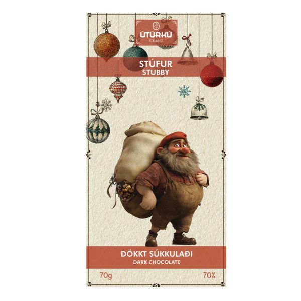 3rd "Stubby" Dark chocolate 70% - Christmas Edition