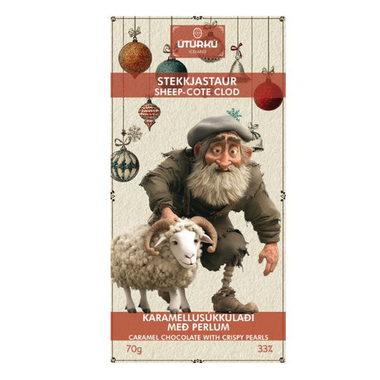 1st "Sheep-Cote Clod" Caramel & Crispy pearls Chocolate - Christmas Edition