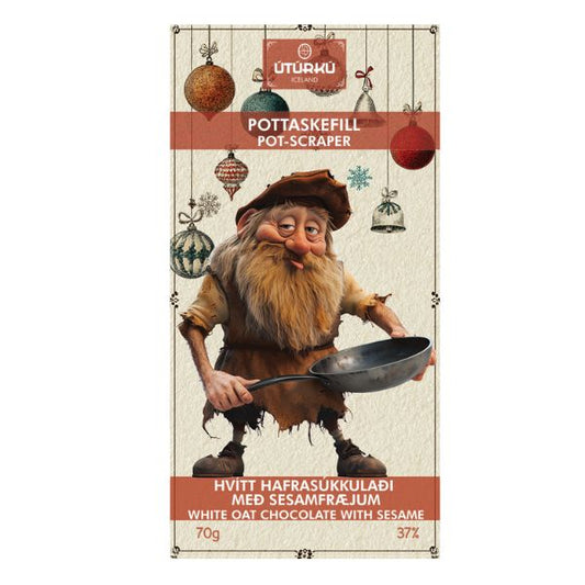 5th "Pot-Scraper" White Oat & Sesame Chocolate - Christmas Edition