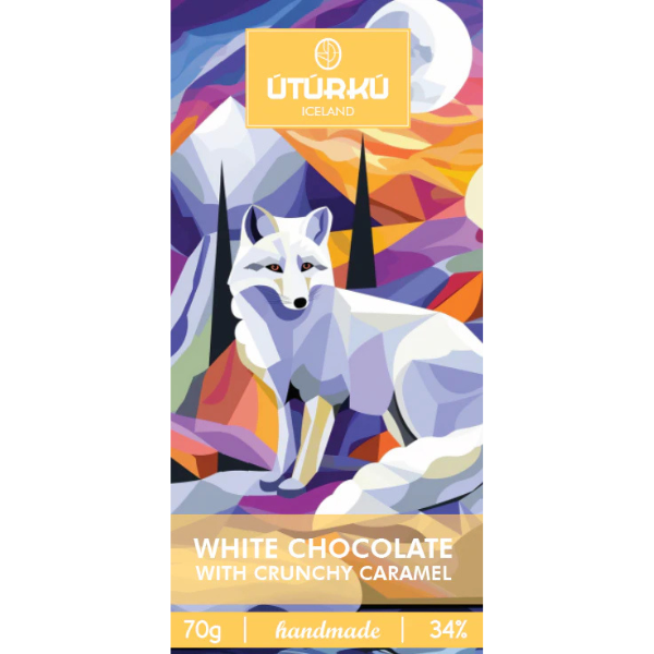 White Chocolate With Crunchy Caramel