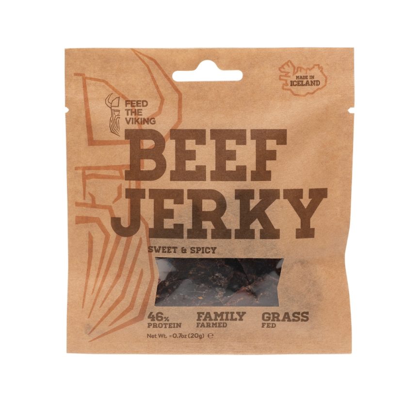 Artisan Sweet & Spicy Beef Jerky (20g) - Gourmet Protein Snack