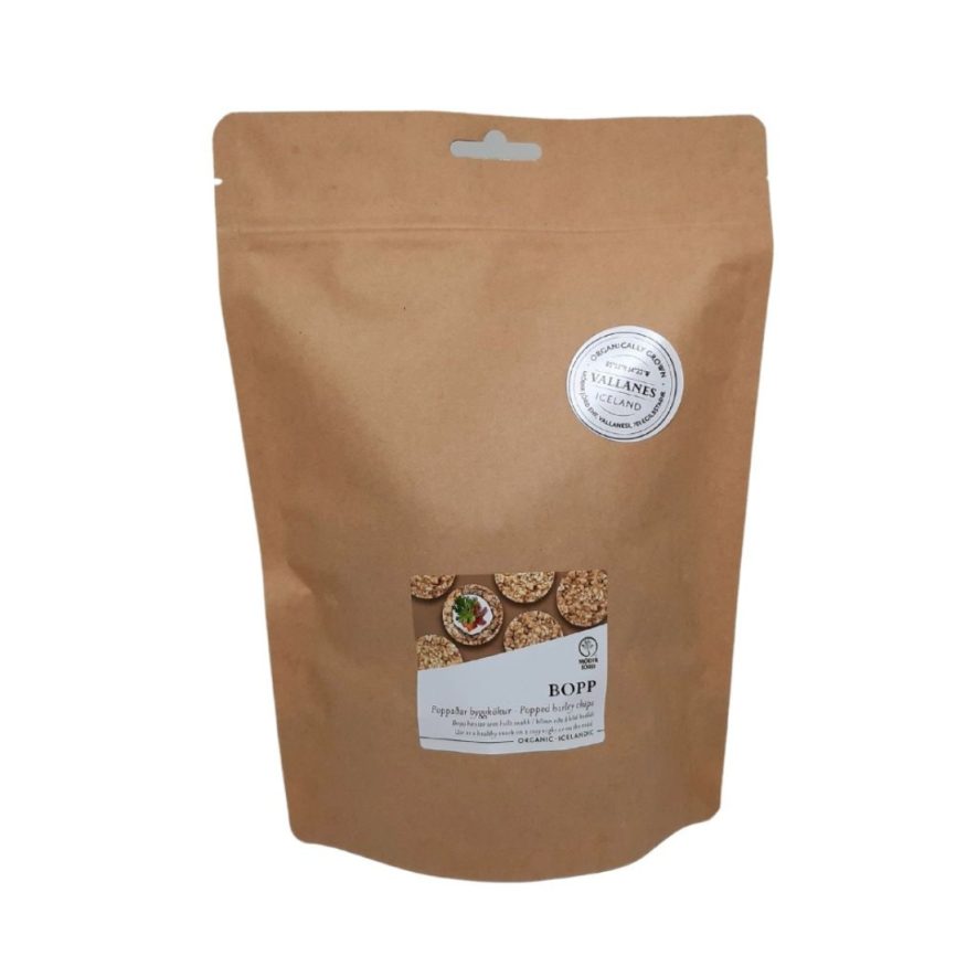 Organic Icelandic Barley Cakes "Bopp" – 45g | Artisan Snack