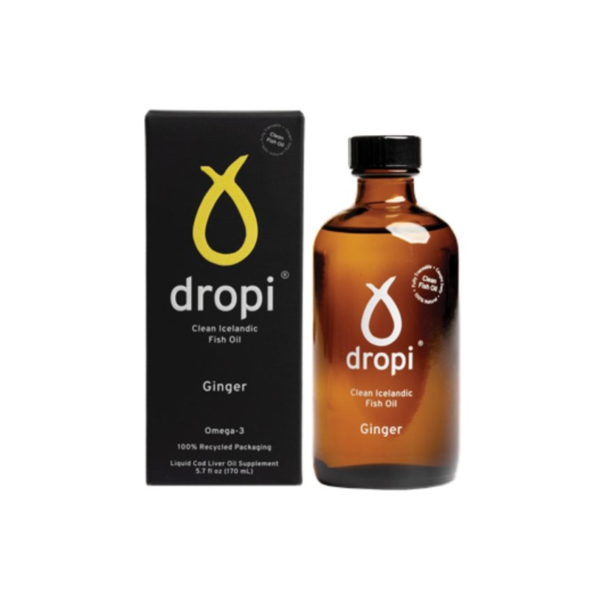 Dropi Extra Virgin Cod Liver Oil with Organic Ginger – 170ml