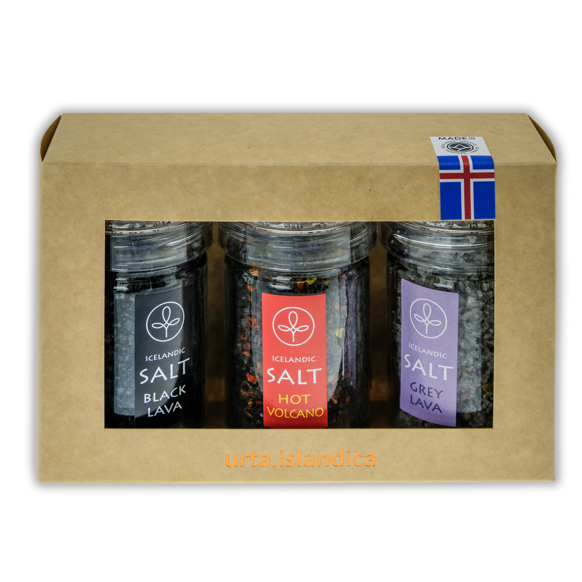 Icelandic Salt x3 Grinder Set