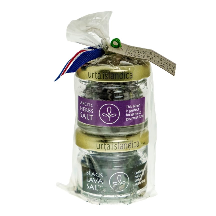 Salt Gift Set: Arctic Herbs & Black Lava (2x20g)