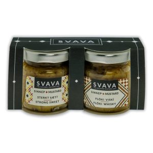Gift Box: Strong/Sweet Mustard and Flóki Whisky