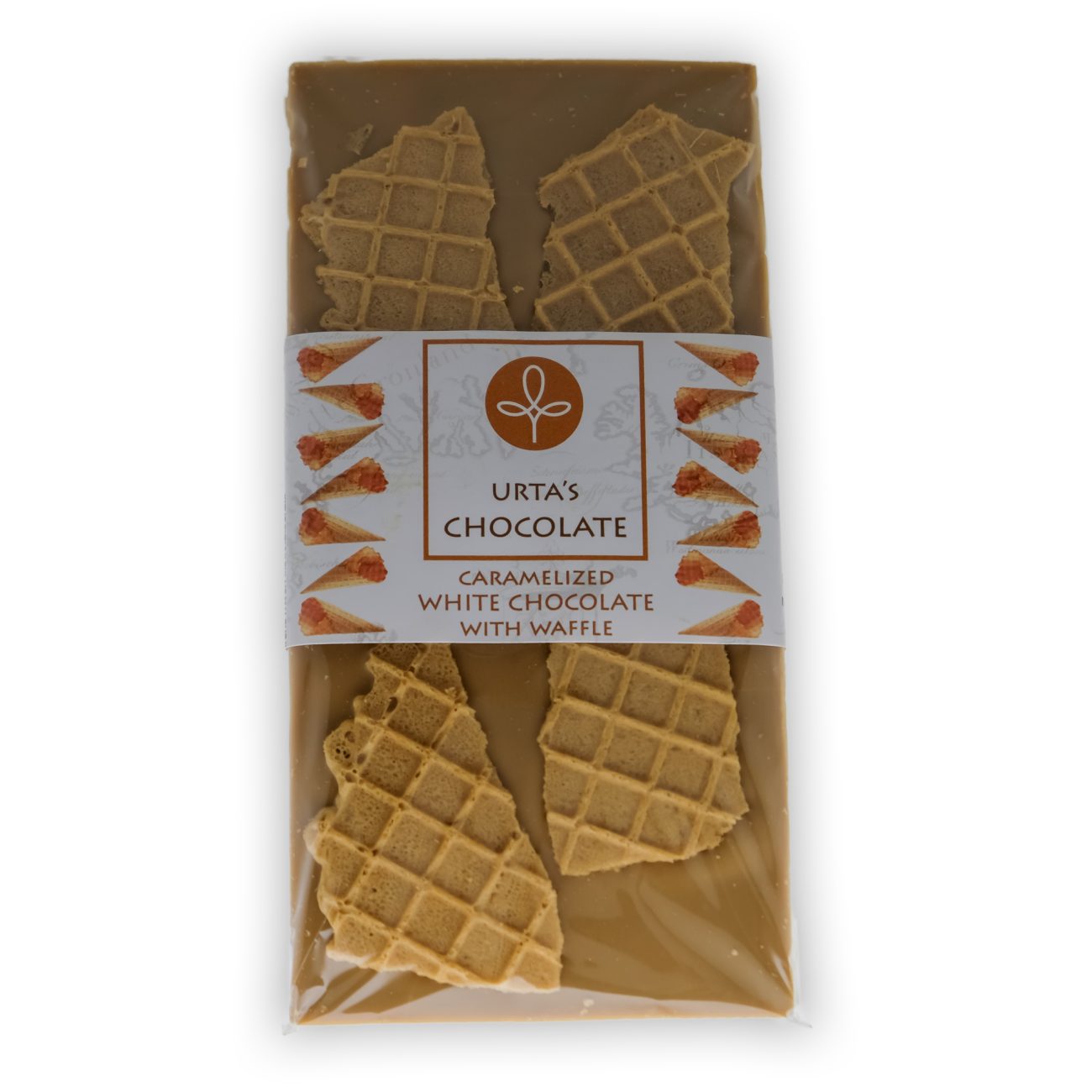 Caramel White Chocolate with Waffle