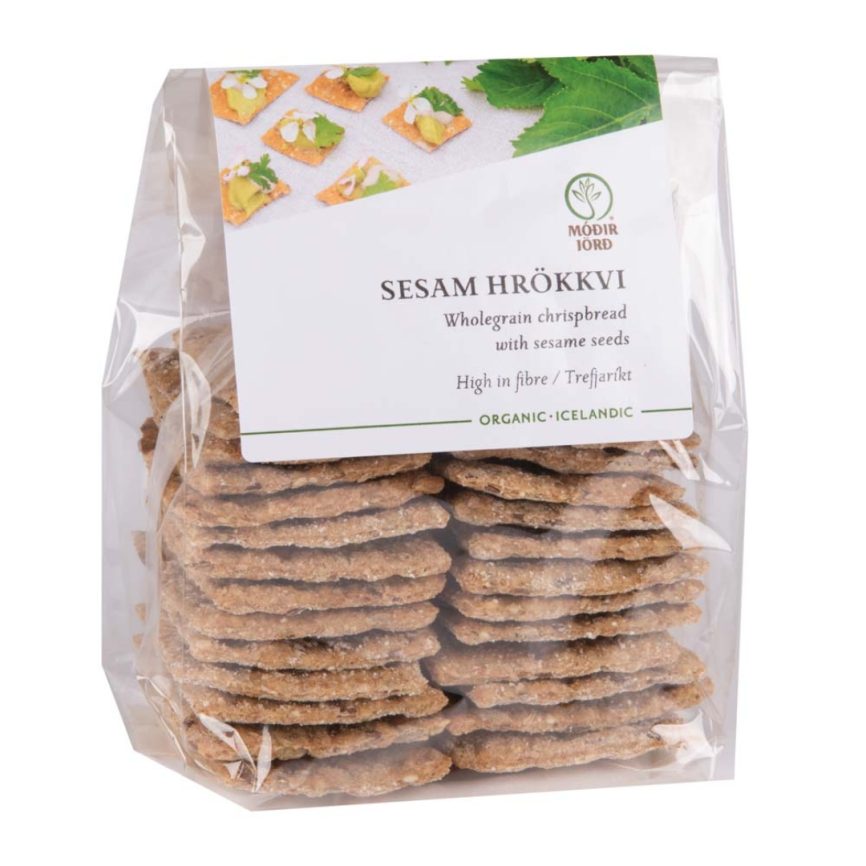 Sesam Hrökkvi – Artisan Sesame Crispbread (150g)