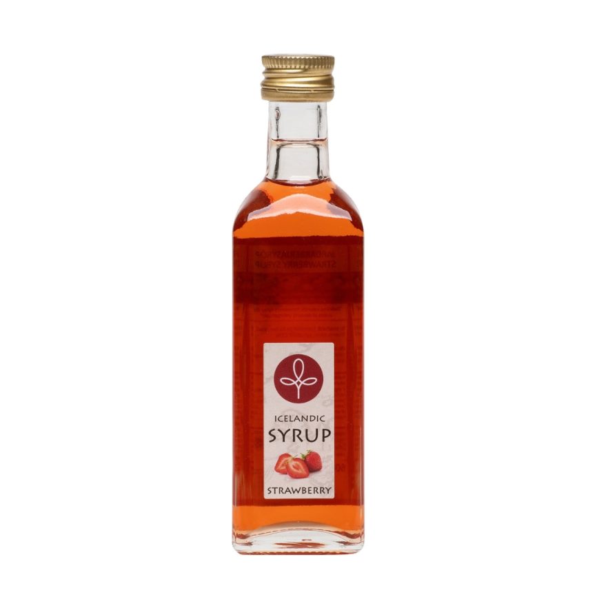 Icelandic Strawberry Syrup – Artisan Fruit Syrup (60ml)