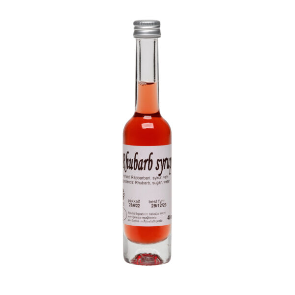 Rhubarb Syrup 40ml