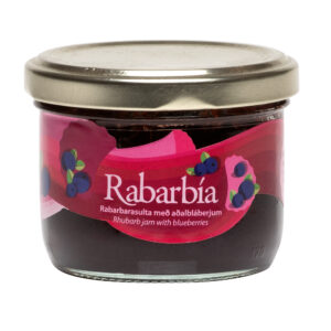 Rabarbía Rhubarb Jam with Bilberries