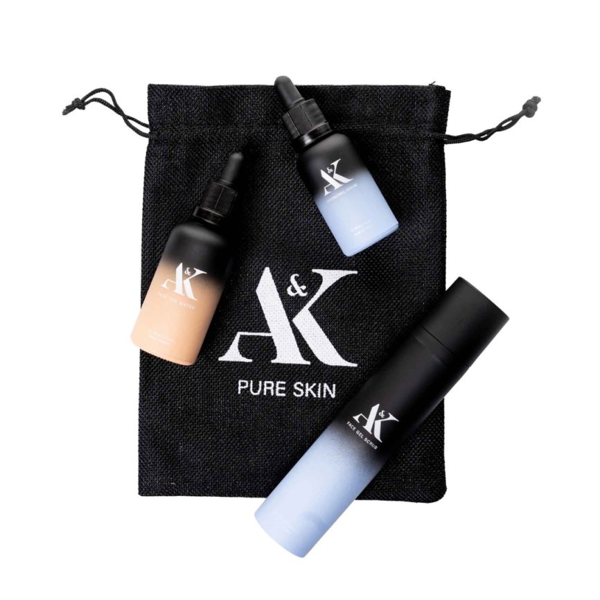 AK Pure Skin Natural Sunkissed Glow Set – 3-Step Skincare Ritual