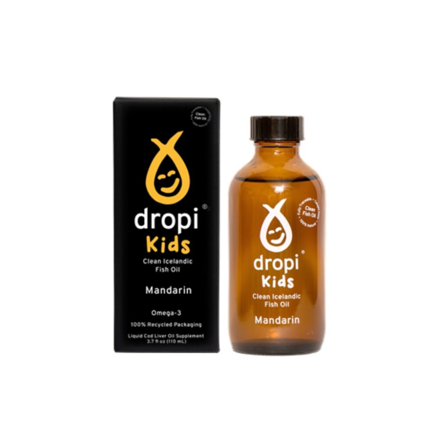 Dropi Kids Mandarin – Icelandic Cod Liver Oil (110ml)