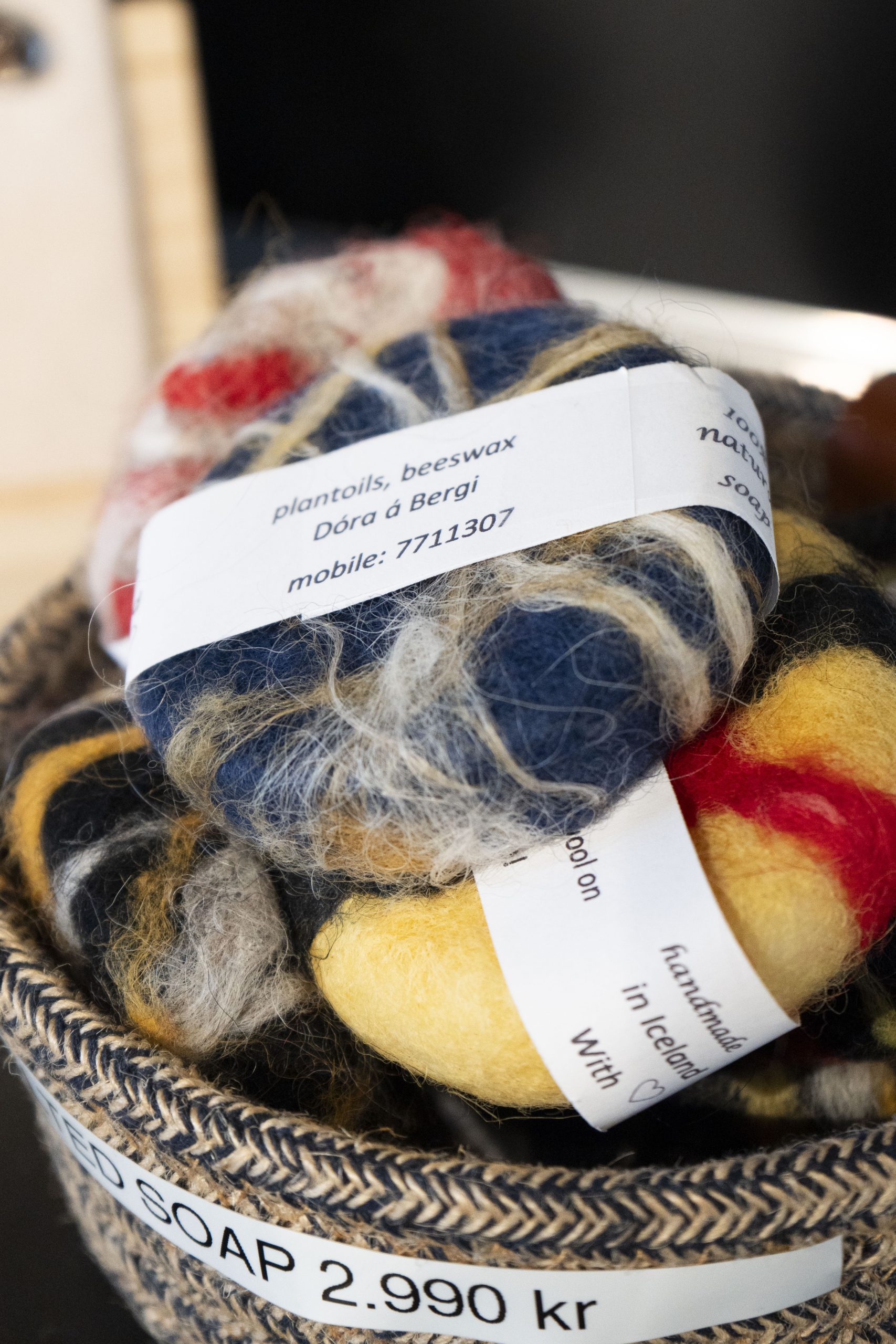 Wool Felted Soap (Þæfðar Sápur) - Image 2