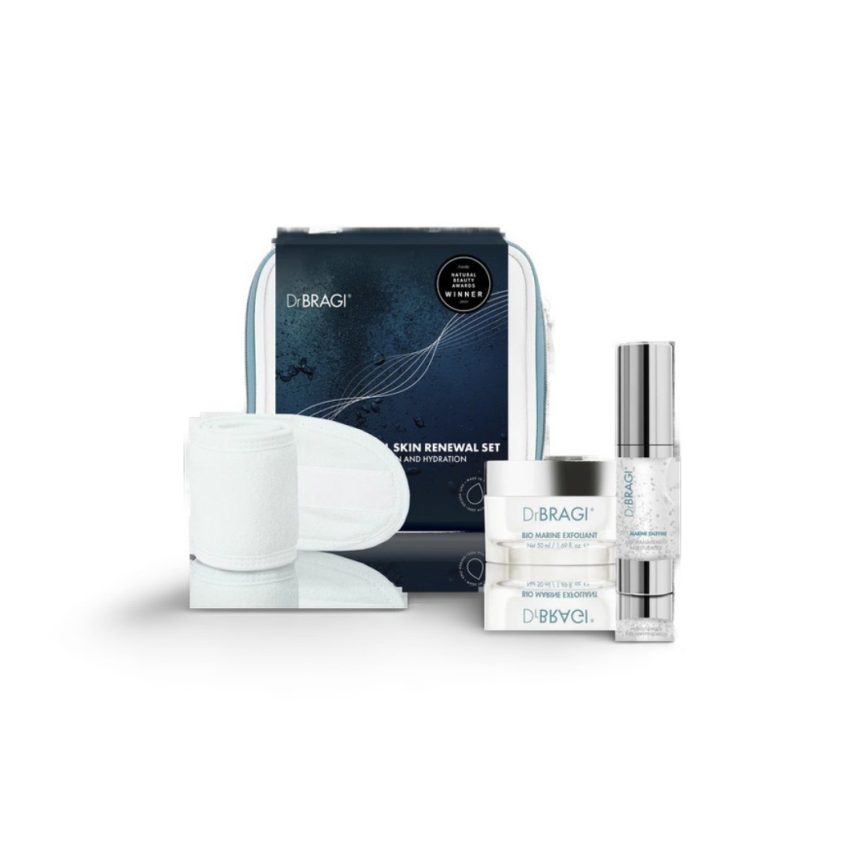 DrBRAGI Natural Skincare Renewal Set – Anti-Aging Duo + Travel Case